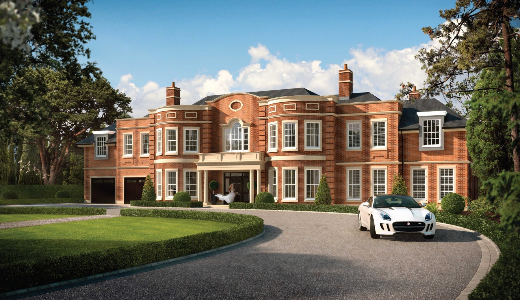 Georgian Pocket Mansion in Surrey for prestigious developer.
